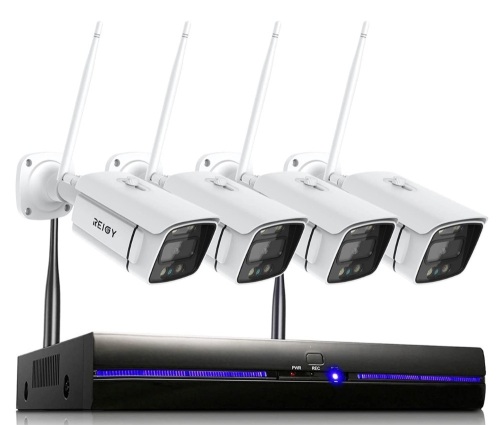 REIGY Security Camera System, Powers Up, Appears new, Retail 175.99 - Lot 44