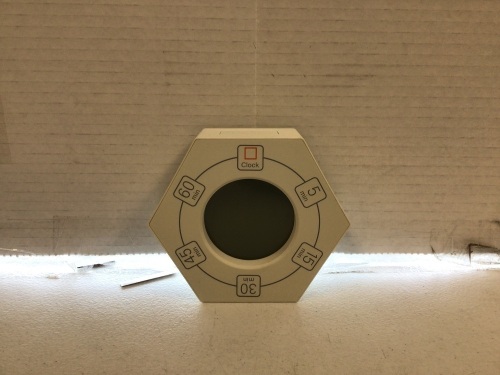 Znewtech, Hexagon Rotating Timer, Appears New, Powers Up - Lot 113