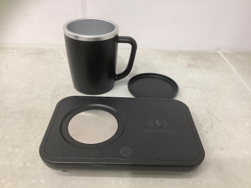 Wireless Charger/Mug Warmer, Powers Up, Appears new - Lot 143