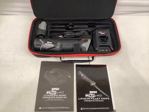 Rapala Lithium Fillet Knife, Untested, E-Comm Return - Lot 165