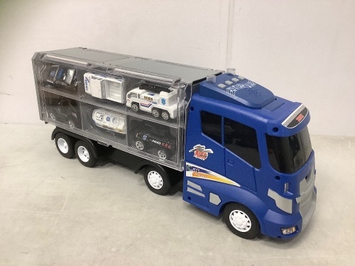 Police Vehicle Truck Toy, Powers Up, Appears new - Lot 228