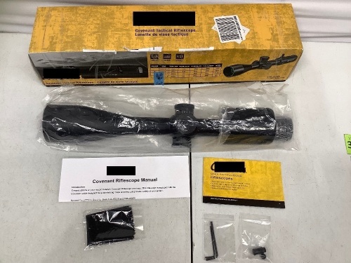 Covenant Tactical Riflescope, Untested, E-Comm Return - Lot 250