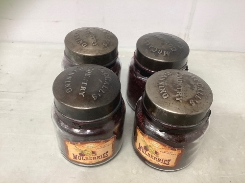 Lot of (4) Mulberry Candles, Appears new - Lot 468