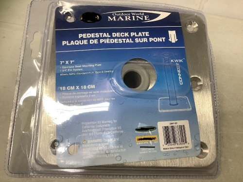 Pedestal Deck Plate, E-Commerce Return - Lot 478