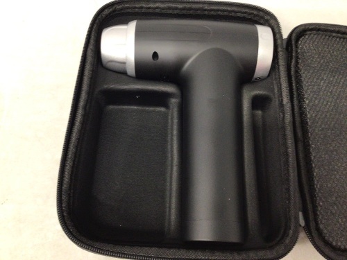 Glux, Massage Gun XS, Massager, 6 Accessories, Charging Cable and Carrying Case, E-Commerce Return, Powers Up - Lot 541