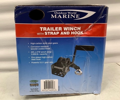 Trailer Winch, E-Comm Return - Lot 522