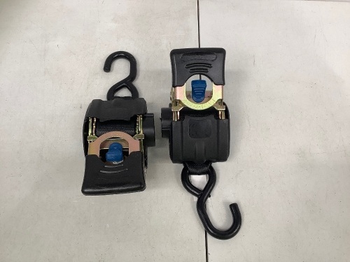 Retractable Transom Ratchet Tie Downs, Untested, E-Comm Return - Lot 157