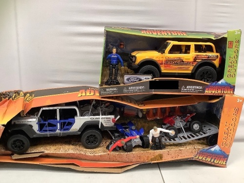 Lot of (2) Imagination Adventure Playsets, Possible Missing Pieces, E-Comm Return - Lot 544