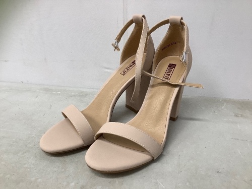 Idifu Womens Chunk Heels, 9.5, Appears New - Lot 420