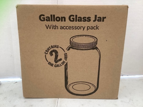 2 Pack Gallon Jars, Appears new - Lot 236