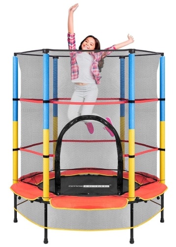 VIVOHOME Kids Trampoline, May Vary From Stock Photo, E-Comm Return, Retail 159.99 - Lot 79