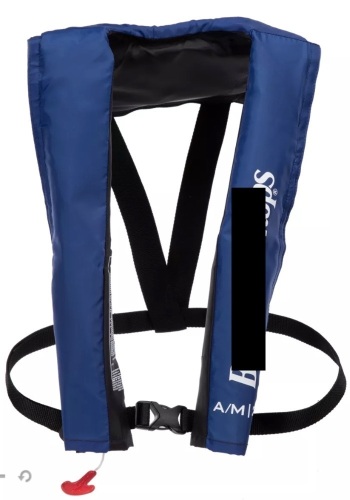 AM24 Auto/Manual Adult Inflatable Life Vest, E-Comm Return - Lot 247
