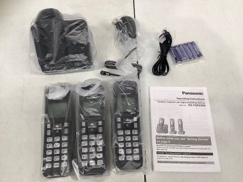 Panasonic Cordless Phone Kit, Untested, E-Comm Return - Lot 273
