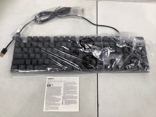 Logitech Mechanical Illuminated Keyboard, Untested, E-Comm Return - Lot 195