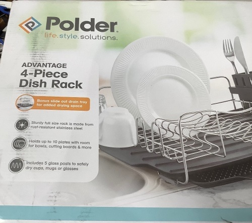 Polder 4 Pc Dish Rack, Appears new - Lot 281