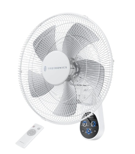Taotronics Wall Mount Fan, Untested, Appears New - Lot 599