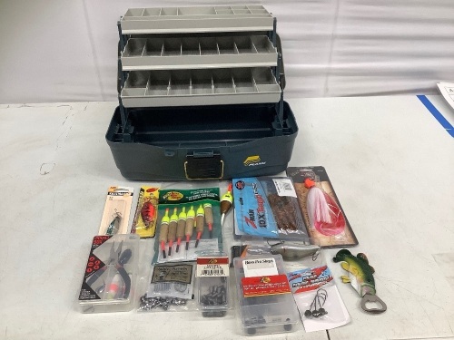 Plano Tackle Box w/ Misc Fishing Accessories, E-Comm Return - Lot 282