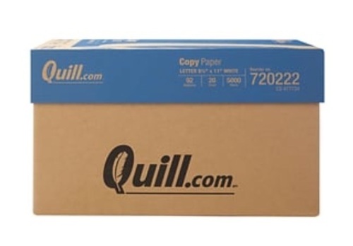 Quill 8 1/2 x 11 Copy Paper, New, Retail 68.99 - Lot 68