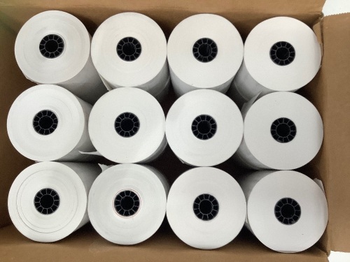 Staples Thermal Paper Rolls, Appears new - Lot 116