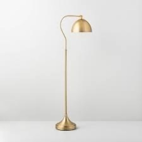 Brass Floor Lamp - Lot 2211