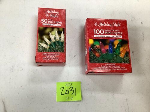 Box of Mini Christmas Lights - Lot 2243