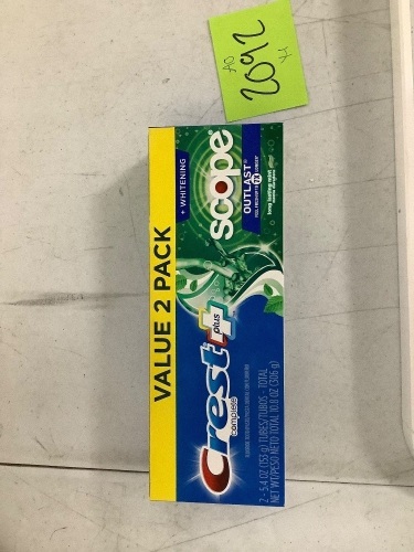 12 Tubes of Crest Scope Toothpaste - Lot 2245
