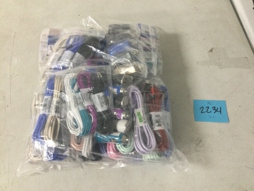 Box of Misc. Phone Chargers - Lot 2234