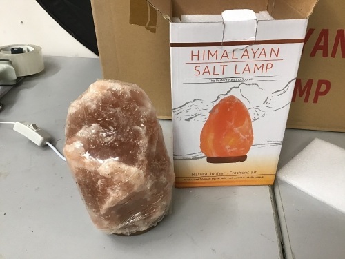 Case of (8) Himalayan Salt Lamps - New - Lot 202