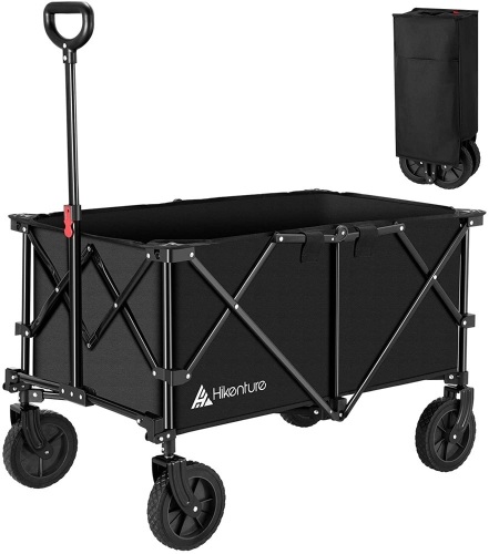 Hikenture Heavy Duty Collapsible Wagon with All-Terrain Wheels - New - Lot 369