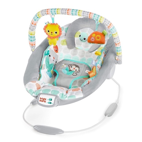 Bright Starts Whimsical Wild Cradling Bouncer Seat with Soothing Vibration & Melodies - Appears New   - Lot 626