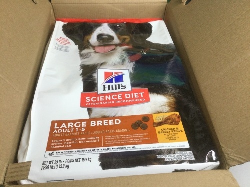Hill's Science Diet Adult Large Breed Chicken & Barley Recipe Dry Dog Food - New/Unopened - Lot 631