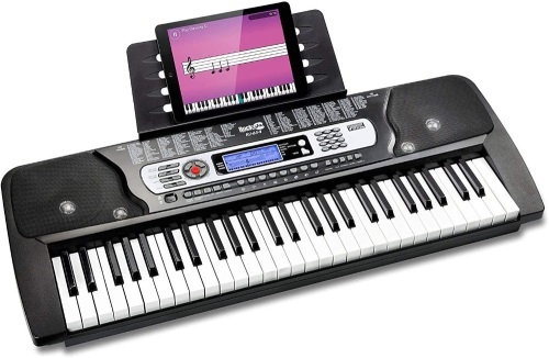 RockJam 54-Key Portable Electronic Keyboard with Interactive LCD Screen & Includes Piano Maestro Teaching App with 30 Songs - New/Unopened  - Lot 867