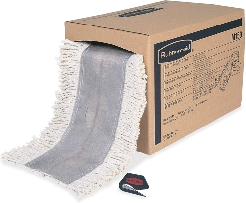 Rubbermaid FGM15000WH00 40-Inch Cut to Length Dust Mop, White -  New - Lot 876