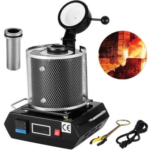 1 Kg Digital Melting Machine Furnace Kiln 110v Refining Gold Silver 2102 F - Appears New  - Lot 351