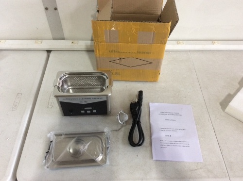 Ultrasonic Cleaner Professional Lab Jewelry Cleaner Machine with Digital Timer - Appears New, Untested - Lot 763