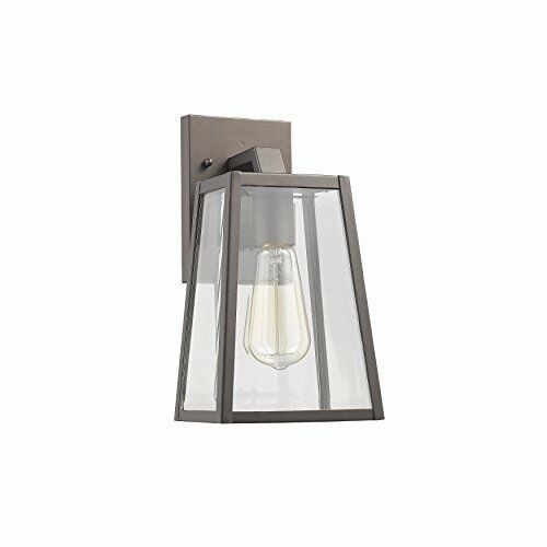 Lot of (2) Chloe Transitional 1 Light Black Outdoor Wall Sconces 11" - New  - Lot 835