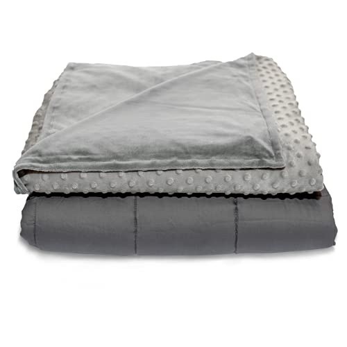 Quility 20 lb Weighted Blanket with Soft Cover, Queen/King Size 86" x 92" - New - Lot 711