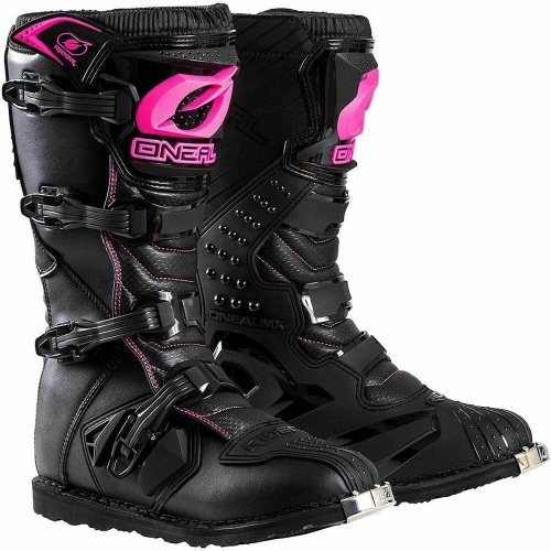 O'Neal 0325-710 Women's New Logo Rider Boot Black/Pink, Size 10 - New  - Lot 189