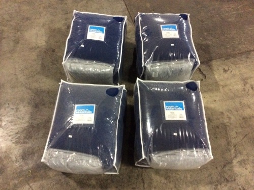 Lot of (4) Room Essentials Solid Navy Comforter Sets, Queen - New - Lot 718