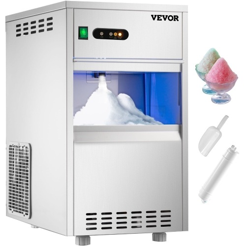 VEVOR 110V Commercial Snowflake Ice Maker 55LBS/24H - Appears New   - Lot 25