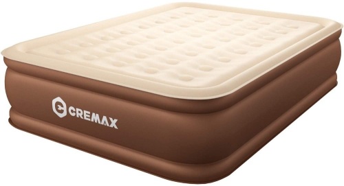 CREMAX Air Mattress with Built-in Pump, Luxury Microfiber Inflatable airbed Queen Size for Guests Home Travel. NEW. $119 Retail Value - Lot 223