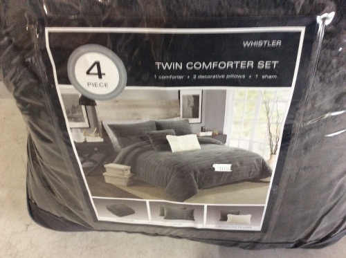 Whistler 4 Piece Twin Comforter Set - Appears New  - Lot 180