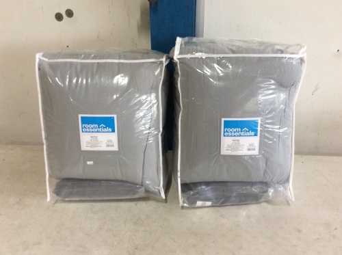 Lot of (2) Room Essentials Comforter Sets, Queen - New - Lot 596