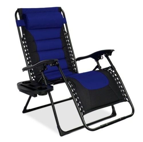 Set of 2 Wicker Ottomans, Multipurpose w/ Removable Cushions, Steel Frame, Blue/Black - Lot 50