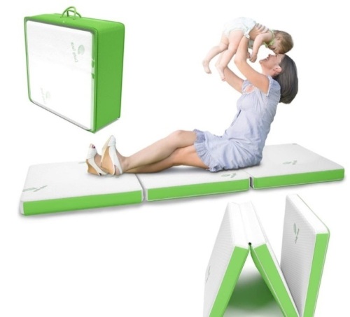 Trifold Folding Mattress with Carry and Storage Case - 31 Inch - Lot 60