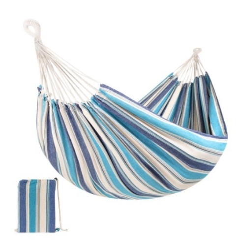 2-Person Brazilian-Style Double Hammock w/ Portable Carrying Bag, Ocean - Lot 210