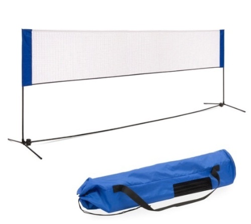 Portable Freestanding Volleyball, Tennis, Badminton Net - 12.5ft - Lot 211