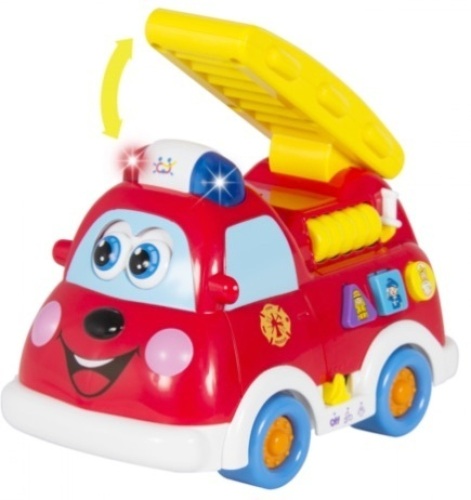 Bump 'N Go Fire Truck Teaching Toy, English & Spanish - Lot 236