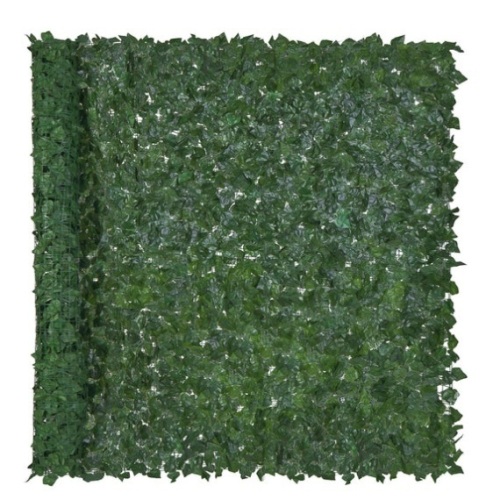 Outdoor Faux Ivy Privacy Screen Fence, 96x72in - Lot 260