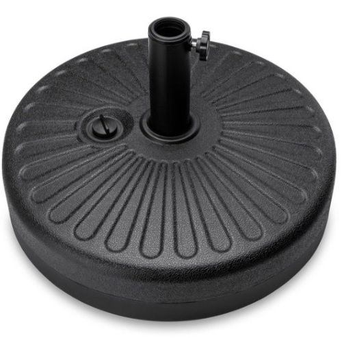 Plastic Patio Umbrella Base Pole Holder Accessory w/ Adjustable Knob - Lot 403